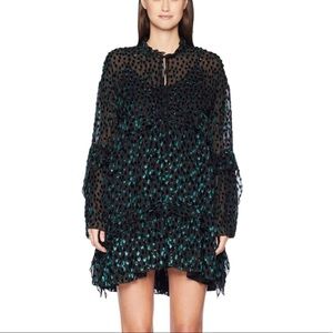 THE KOOPLES polka dot velvet dress ( size S)!